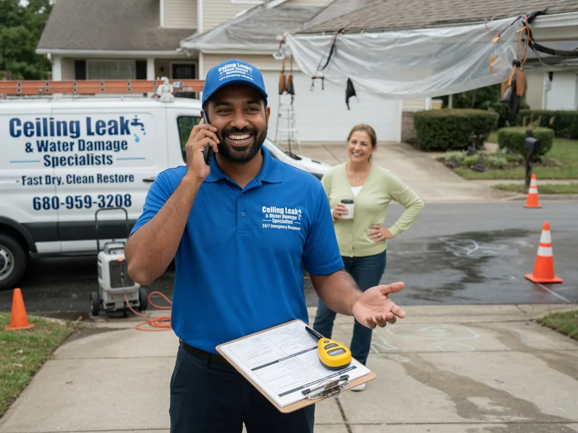 Ceiling Leak Cleanup Madison, GA FAQs